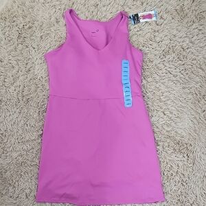 NWT! GAP Pink Active Tank Dress, Size L